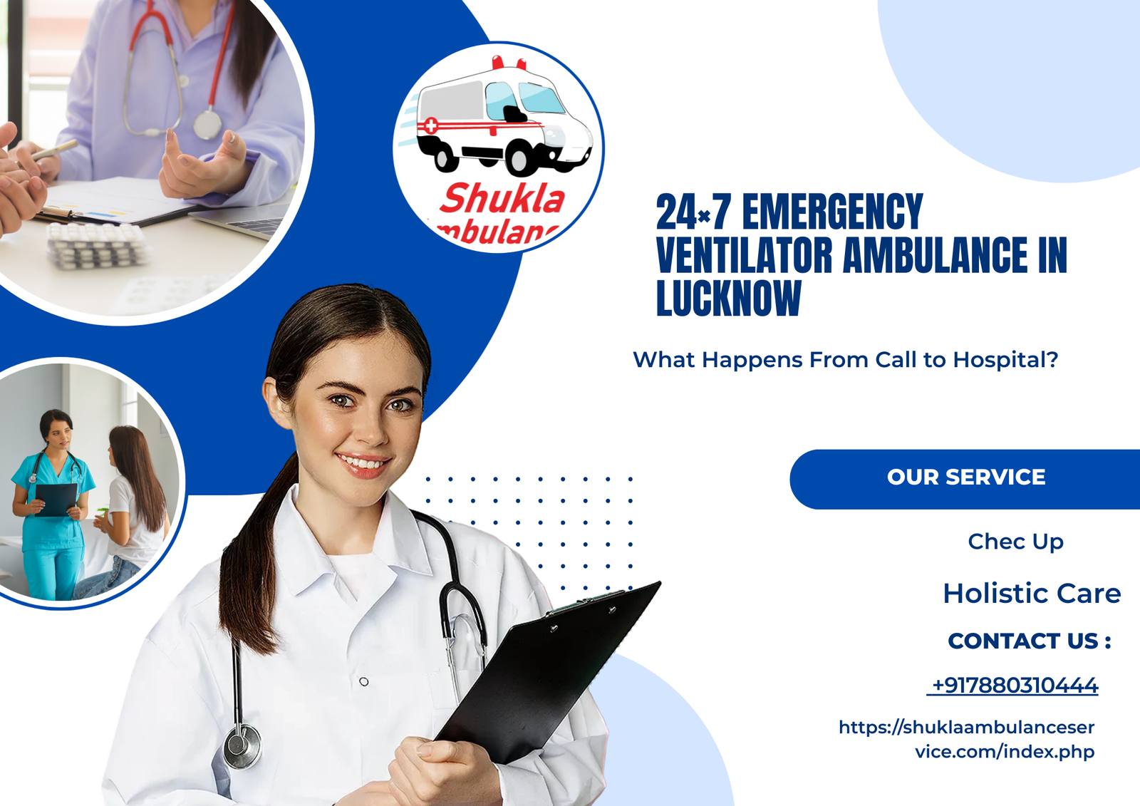 24×7 Emergency Ventilator Ambulance in Lucknow