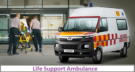 Life Support Ambulance Service in Lucknow