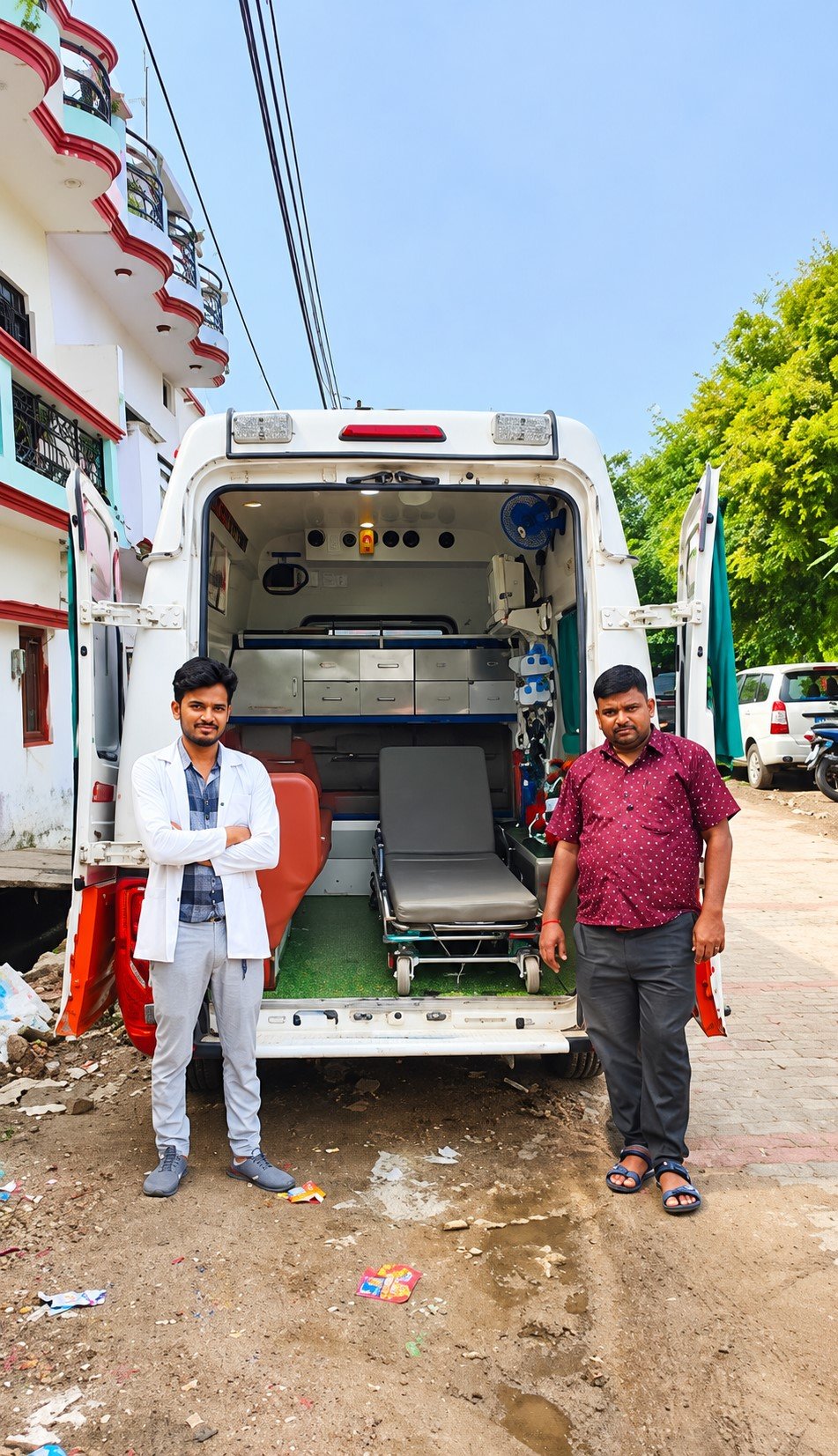 Medical Attendant with Patient